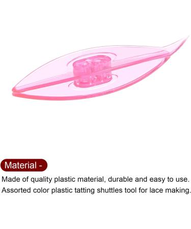 Harfington 2pcs Tatting Shuttles - Colorful Plastic Shuttles for Lace-Making and DIY Crafts - Buy Online on GoSupps.com