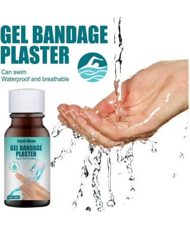 10ml Liquid Bandage for Skin Cracks, Cuts, & Wounds - Waterproof Breathable Skin Care Treatment - Buy Online on GoSupps.com