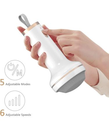 CHAKGER Handheld Electric Cellulite Remover Massager with 8 Massage Heads - Wireless Full Body Slimming Massager for Muscles, Legs, Butt, Thighs - Drain Massage Function - Buy Online on GoSupps.com