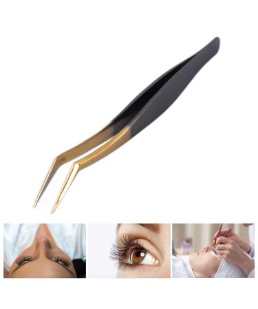 Buy Curved Stainless Steel Eyelash Extension Tweezers | Professional Lace & Eyebrow Tweezers for Salons & Home Use | International Shipping - Buy Online on GoSupps.com