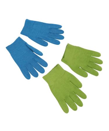 Beaupretty 2 Pairs Gel Moisturizing Gloves Cracked Gloves Flex Tools Hydrating Gloves Women Home Hotfix Tool Overnight Gloves Dry Skin Heal Gloves Moisturizing Gel Gloves Hand Spa