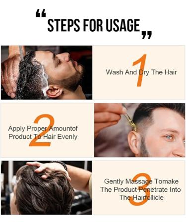 AUklOPVZZ Ginger Hair Growth Products Prevent Hair-Loss Regrowth Essential Oil Professional Smoothing Nutrient Solution for Men - Buy Online on GoSupps.com