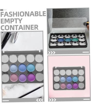VALICLUD 2ensembles Palette De Fards Paupi res Vide Avec Couvercle Transparent tui De Maquillage Rechargeable Pour Organisateur De Cosm tiques Diy - Buy Online on GoSupps.com