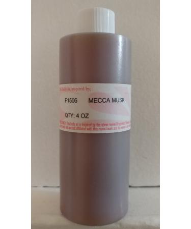 MECCA MUSK TYPE PREMIUM 100% UNCUT UNISEX FRAGRANCE 4 OZ OIL