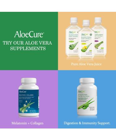 AloeCure VeraFlex Natural Joint Support Supplement with USDA Organic Aloe Vera - Joint Support Capsules for Comfort Mobility and Flexibility - Plant Based Formula for Joints & Mobility 60 Caps x 12 - Buy Online on GoSupps.com