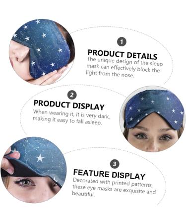 GLEAVI 3Pcs Elastic Band Sleep Eye Mask Set for Men and Women - Peach Skin Goggles with Cartoon Design for Ultimate Comfort and Restful Sleep - Buy Online on GoSupps.com