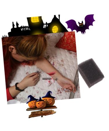 Buy Hemoton Halloween Party Props - Super Sponge Black Makeup Bag & Applicator for Cosplay & Blending Makeup - Buy Online on GoSupps.com