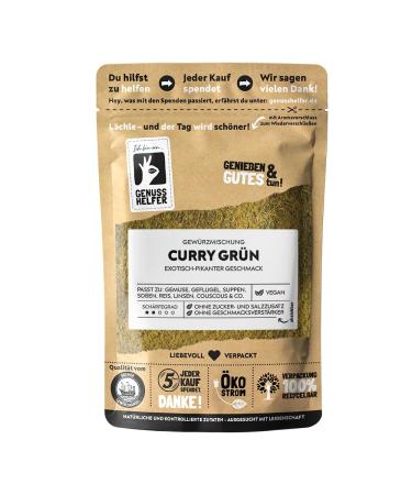 Bremer Gew rzhandel green curry slightly spicy wonderfully aromatic curry for local and Asian dishes 80g 80 g (1 pack)