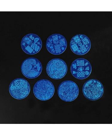 Minkissy 11-Piece Nail Art Stamping Kit Manicure Template Set & Printing Plates for Perfect Nail Designs - Buy Online on GoSupps.com