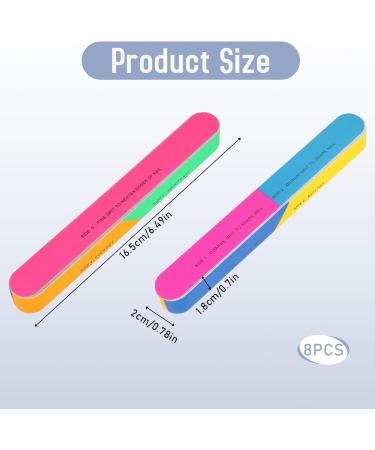 7 Way Nail Buffer Block 8 Pcs Professional Nail Buffer for Natural Nails All-in-One Smooth & Buff & Shine for Nail Care - Buy Online on GoSupps.com