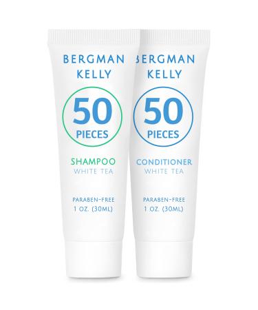 BERGMAN KELLY Travel Shampoo and Conditioner Set (1 fl oz 100 Pieces White Tea) Delight Your Guests with a Revitalizing and Refreshing Hotel Toiletries and Guest Hospitality in Bulk Hotel style 1 Ounce C. 50 Pack - Buy Online on GoSupps.com