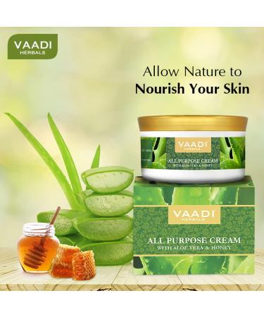 Vaadi Herbals All Purpose Cream 150g - Nourishing Herbal Moisturizer for All Skin Types - International Shipping Available - Buy Online on GoSupps.com