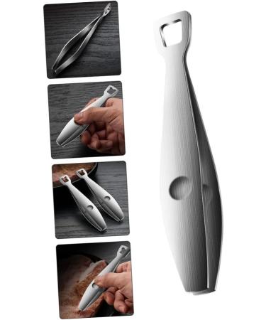 MAGICLULU 1pc Stainless Steel Pig Hair Clip Fish Bone Pincer Manual Tweezer Hair Tweezer Slant Tweezer Precision Tweezer Kitchen Supply Stainless Steel Tong Kitchen Plier with Slant Tip - Buy Online on GoSupps.com