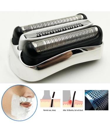 NC 32S Replacement Electric Shaver Head for Braun Series 32S - Compatible with 300s 320s 330s 340s 370CC 390CC - International Shipping Available - Buy Online on GoSupps.com