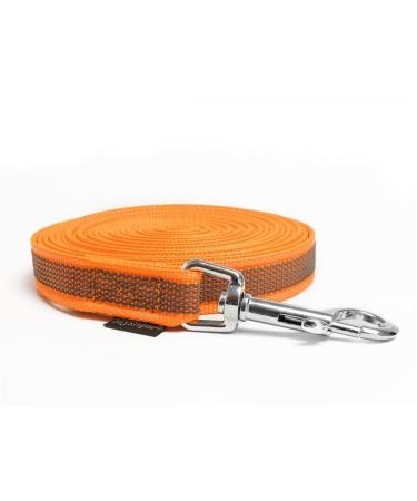 Mystique Rubberized towline 20mm neon orange 15m with HS 15m neon orange