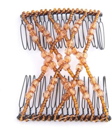 Magic Hair Comb Clip Magic Hair Beauty Decoration Comb(Brown) - Buy Online on GoSupps.com