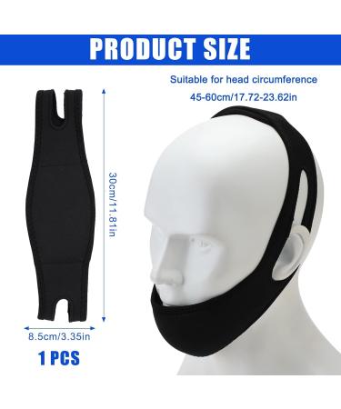 Adjustable Anti-Snoring Chin Strap for Deep Sleep | Breathable & Comfortable | Stop Snoring Solution for Men, Women & Kids - Buy Online on GoSupps.com