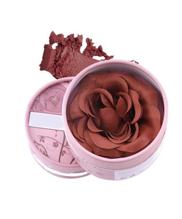 3D petal blush travel size 3.5g palette with a subtle soft and silky texture luminous contour application for the face versatile pigmented nude makeup suitable for day night and evening.