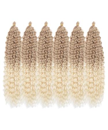 Deep Twist Crochet Hair - 22 Inch Synthetic Ombre Kinky Curl Braided Extensions (6 Packs) | Waterwell Twist Hairstyle - Buy Online on GoSupps.com