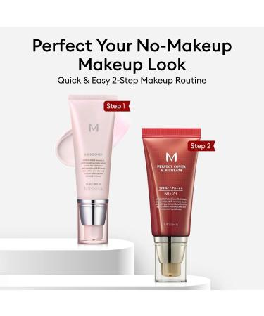 MISSHA BB ESSENTIALS KIT M PERFECT COVER BB CREAM No.23 Natural Beige/SPF 42 PA+++ 1.69 oz & M BB Boomer 1.35 oz -Lightweight Multi-Function High Coverage valentines day gifts for her 2 Count (Pack of 2) No.23 - Buy Online on GoSupps.com