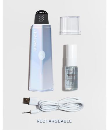 DERMAFLASH DERMAPORE+ Skin Care Device Ultrasonic 2-in-1 Pore Extractor and Serum Infuser Holiday Metallic - Buy Online on GoSupps.com