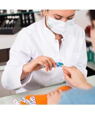 100 Pack Double Sided Nail Files | Emery Boards for Manicure | Stylish Style | 100 Count - Buy Online on GoSupps.com