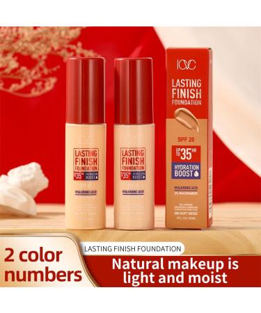 Multi-Use Waterproof Foundation - Sheer to Light Buildable Coverage Natural Glow Finish Lightweight Full Coverage - All Skin Types (Ivory - Buy Online on GoSupps.com