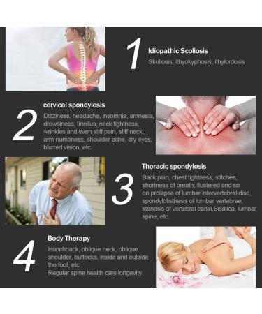 LMEIL Chiropractic Tool - Manual 4 Head Spinal Massager & 6 Level Mechanics Therapy for Pain Relief | International Shipping Available - Buy Online on GoSupps.com