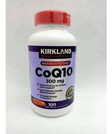 Kirkland Signature CoQ10 300mg Softgels - Maximum Potency (Pack of 1) - Buy Online on GoSupps.com