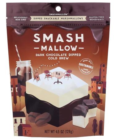 Smashmallow dark chocolate dipped cold brew coffee 4.5 oz package marshmallow candy…