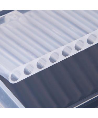 Transparent Nail Drill Bits Storage Box Display for Case Nail Polishing for Head Organizer Manicure Cutters Display Nail Small Storage Boxes - Buy Online on GoSupps.com