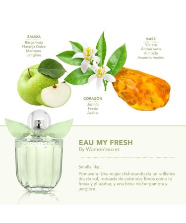 Women'secret Eau It's Fresh perfume para mujer eau de toilette 100ml fragancia floral y afrutada - Buy Online on GoSupps.com