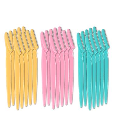 40Pcs Eyebrow Razors Multipurpose Exfoliating Dermaplaning Tool Face Razor and Eyebrow Razors For Women Man With Precision Cover 40 Count (Pack of 1)