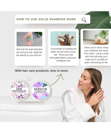 Zoe Keratin Shampoo Bar - Smoothing & Strengthening Hair | International Shipping Available - Buy Online on GoSupps.com