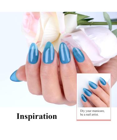 Imiti Jelly UV Nail Polish - Blue 15ml | Transparent Gel for DIY Manicure - Soak Off LED Nail Polish for Salon & Home Use - Buy Online on GoSupps.com
