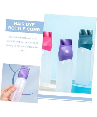 ABOOFAN 6 pi ces Bouteille Applicateur Racines Cheveux Flacons Plastique avec Peigne Int gr pour Coloration L ger R utilisable Pratique Domicile Vert Fonc Fonc  - Buy Online on GoSupps.com