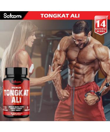 Premium Tongkat Ali Root Extract 200:1 with 14-in-1 Blend - 90 Capsules for Strength, Energy, and Immune Support - Buy Online on GoSupps.com