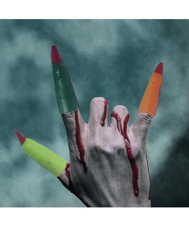 2 Witch Fake Fingers Nail | Cosplay Witch Fake Fingers | Halloween Horror Scary Masquerade Costume Props for Halloween Costumes Lambo 2 Pcs 60pcs - Buy Online on GoSupps.com