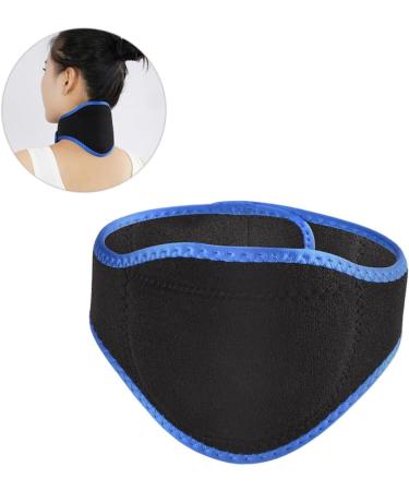FRCOLOR Self Heating Neck Massage Belt - 2pcs Neck Massager & Guard for Pain Relief | Adjustable & Comfortable - Buy Online on GoSupps.com