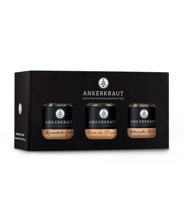 Ankerkraut gift set herbs gift box with 3 herbal mixtures in a cork glass delicious gift idea for cooking - Buy Online on GoSupps.com