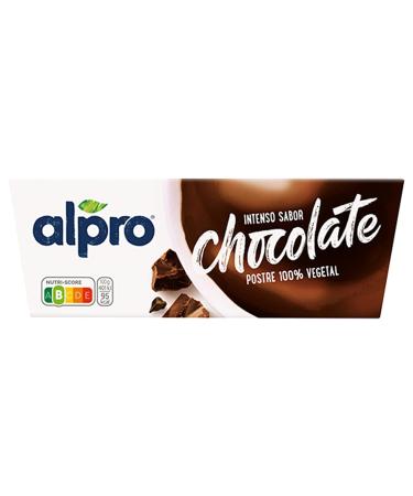 Alpro Soya Dessert Dark Chocolate - Vegan UHT Delights | 4 x 125g - International Shipping Available - Buy Online on GoSupps.com