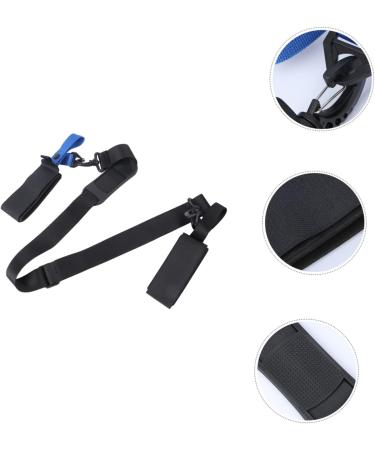 Premium Snowboard Shoulder Strap & Ski Boot Bag | Portable Nylon Ski Equipment Carrier | Adjustable Ski Strap & Pole Holder - Black 30x25x3cm - Buy Online on GoSupps.com