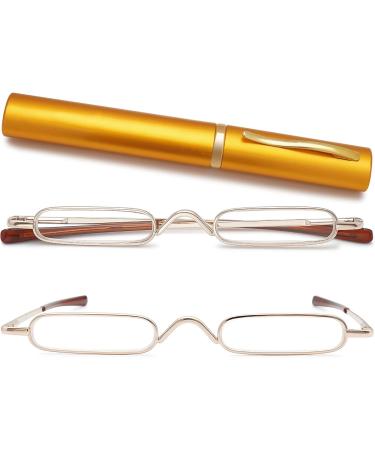 Buy Lanomi Mini Reading Glasses for Women - Light Metal Glasses with Case | 1.0 to 4.0 Diopter - International Shipping Available - Buy Online on GoSupps.com