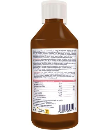 Dexsil Oral Food Supplement with Collagen of Marine Origin - Based on Hyaluronic Acid and Zinc - for Radiant Healthy and Elastic Skin - Bottle with Measuring Cap 500 ml - Buy Online on GoSupps.com