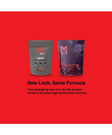 Mdrive Lean for Men - Protein Powder for Lean Muscle Mass with Morosil & Blood Orange Flavor - 30 Servings - Buy Online on GoSupps.com