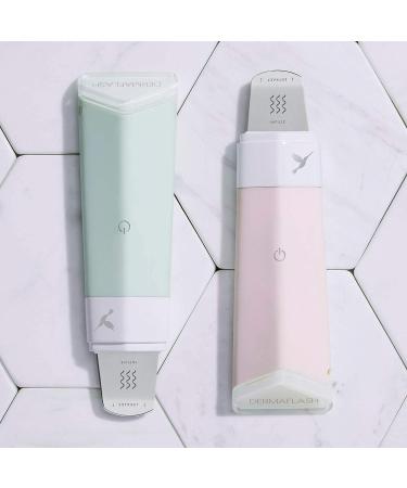 DERMAFLASH DERMAPORE Ultrasonic 2-in-1 Pore Extractor & Serum Infuser Tool - Icy Pink - Buy Online on GoSupps.com