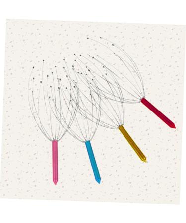 Clispeed 12 pcs Head Massager - Therapeutic Scalp Massage Tool Claw - Metal Office Scraper for Deep Relaxation & Stress Relief - Buy Online on GoSupps.com