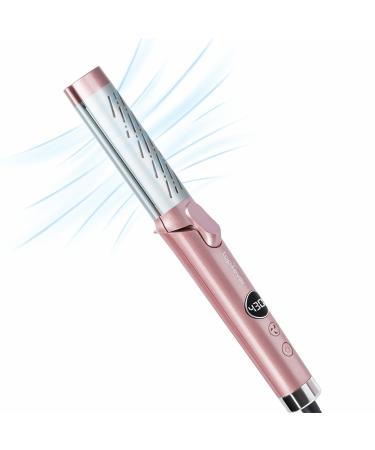 TOP4EVER Airflow Styler Curling Iron and Flat Iron Hair Straightener: The Ultimate 2-in-1 Styling Solution with 360 Cool Air Vents Ionic Ceramic Technology | 5 Adjustable Temps &Dual Voltage