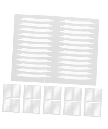 POPETPOP Clear Tape 30 Sheets Tapes Sides Double Practical Transparent Invisible Eyelid Double-Side Stickers White Korean Makeup
