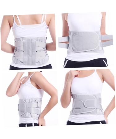 FRCOLOR Breathable Lower Back Support Brace for Men & Women | Travel Waist Supporter & Toothpaste Holder | Body Trimming Gym Straps - Buy Online on GoSupps.com